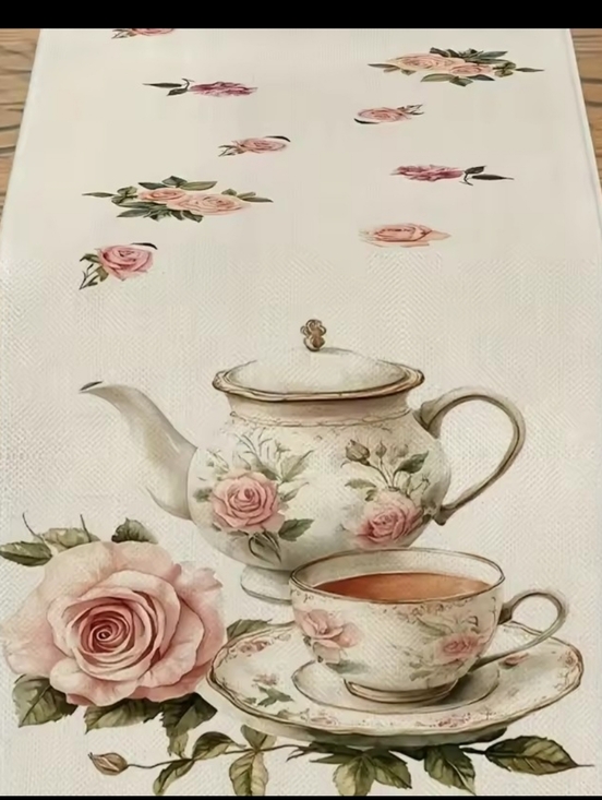 Fine Linens Ltd Other - Delicate British Tea-Table Runner. 13 X108 Inches.